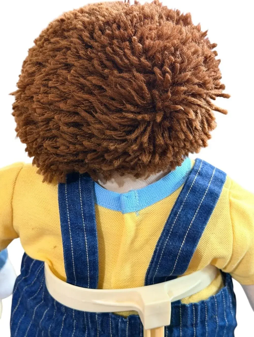 Rate Vintage Fibre-Craft Doll Baby  Yarn Hair Boy Doll Brown Hair